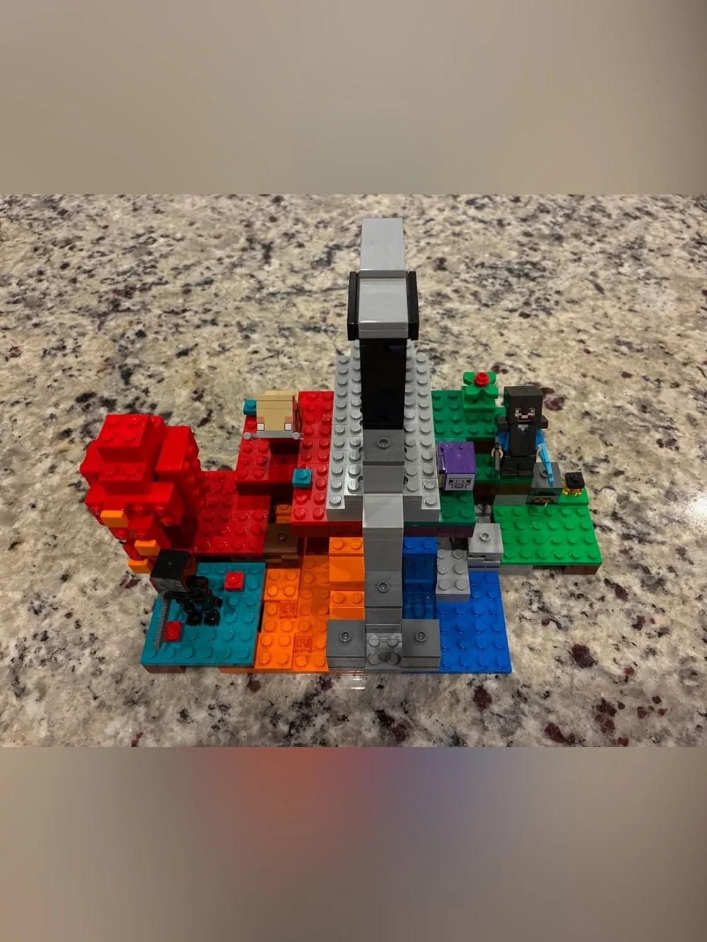 Lego Minecraft Build Set #21172 The Ruined Portal